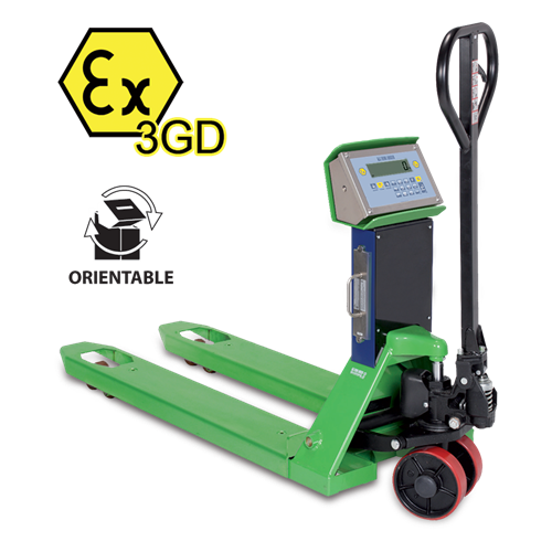 TRANSPALETTE PESEUR ATEX TPW EX 3GD ZONE 2/22
